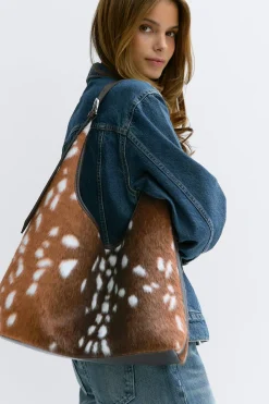Hair - on shoulder bag