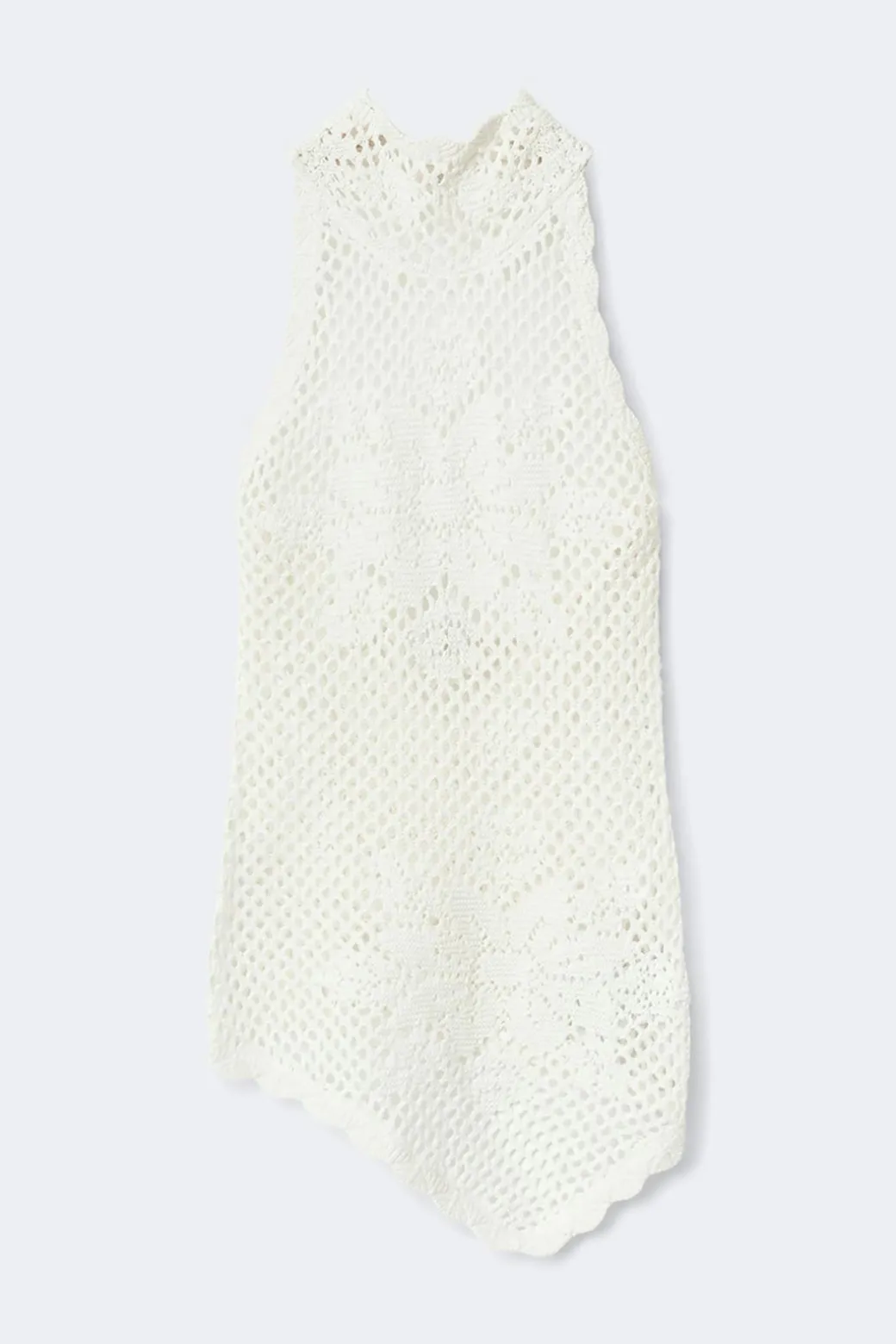 Halterneck knitted singlet