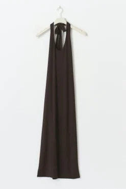 Halterneck midaxi dress