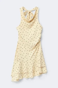 Halterneck mini dress