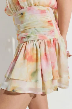 Halterneck mini dress