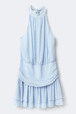 Halterneck mini dress