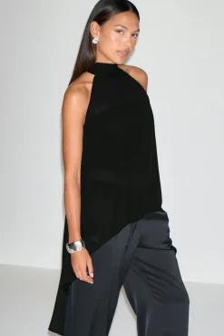 Halterneck tunic top