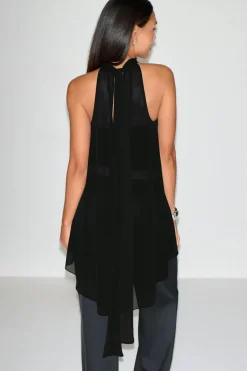 Halterneck tunic top
