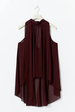 Halterneck tunic top