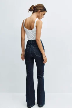 High bootcut jeans
