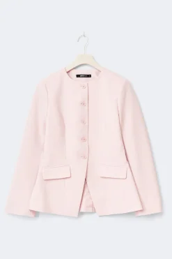 High neck shaped blazer