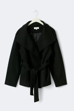 High neck short jacket