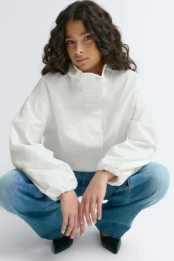 High neck sporty jacket