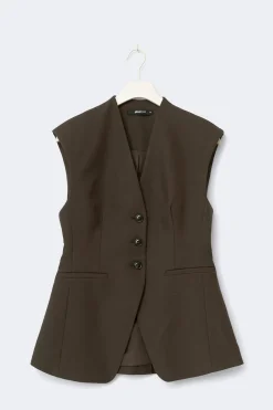 High neck vest