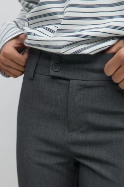 High waist flare trousers