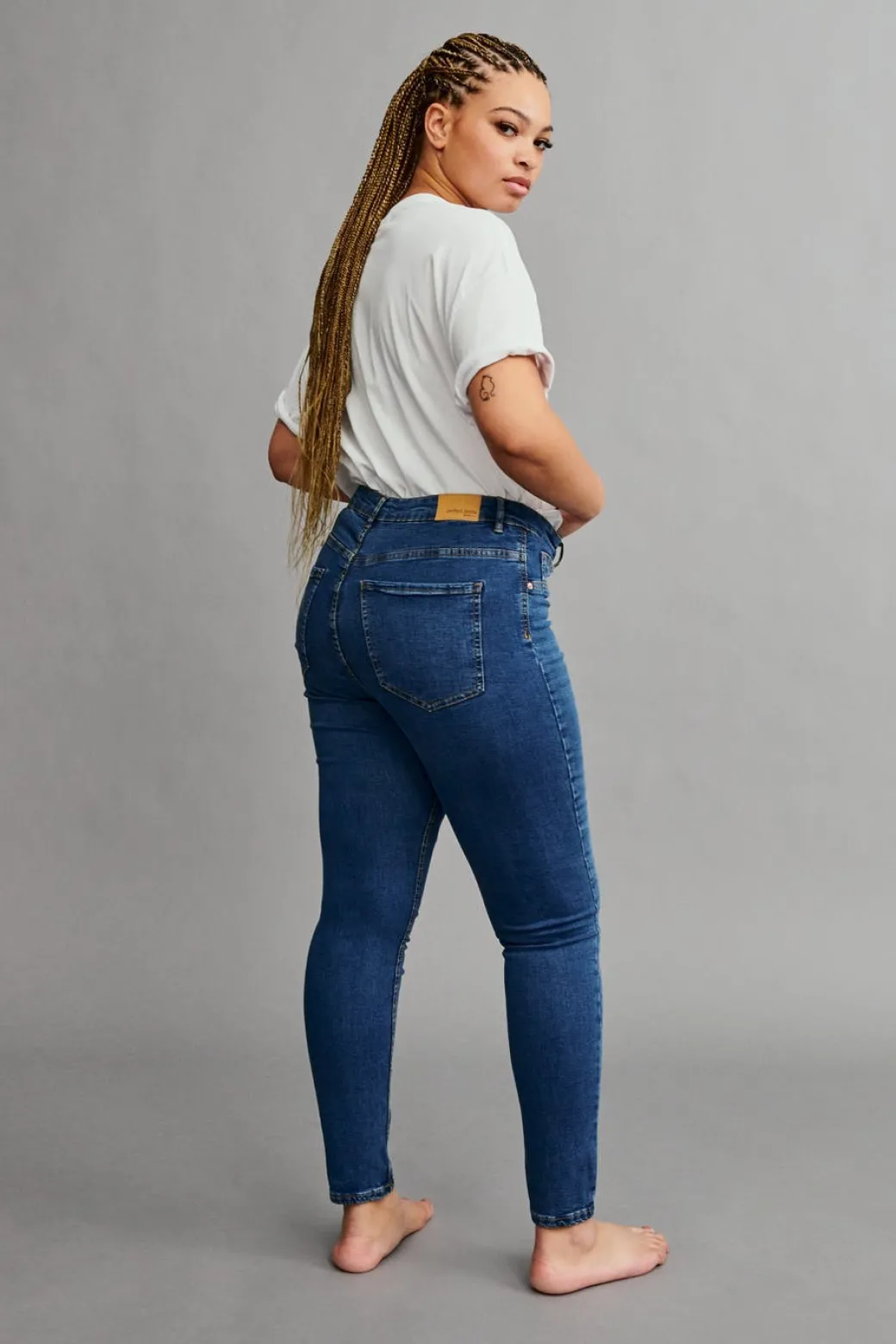 high waist jeans
