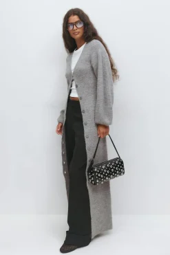 Knitted button down dress