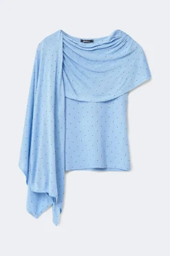 Knitted cape top