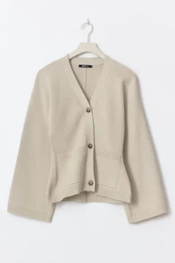 Knitted cotton cardigan