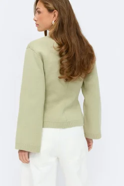 Knitted cotton cardigan