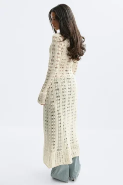 Knitted crochet dress