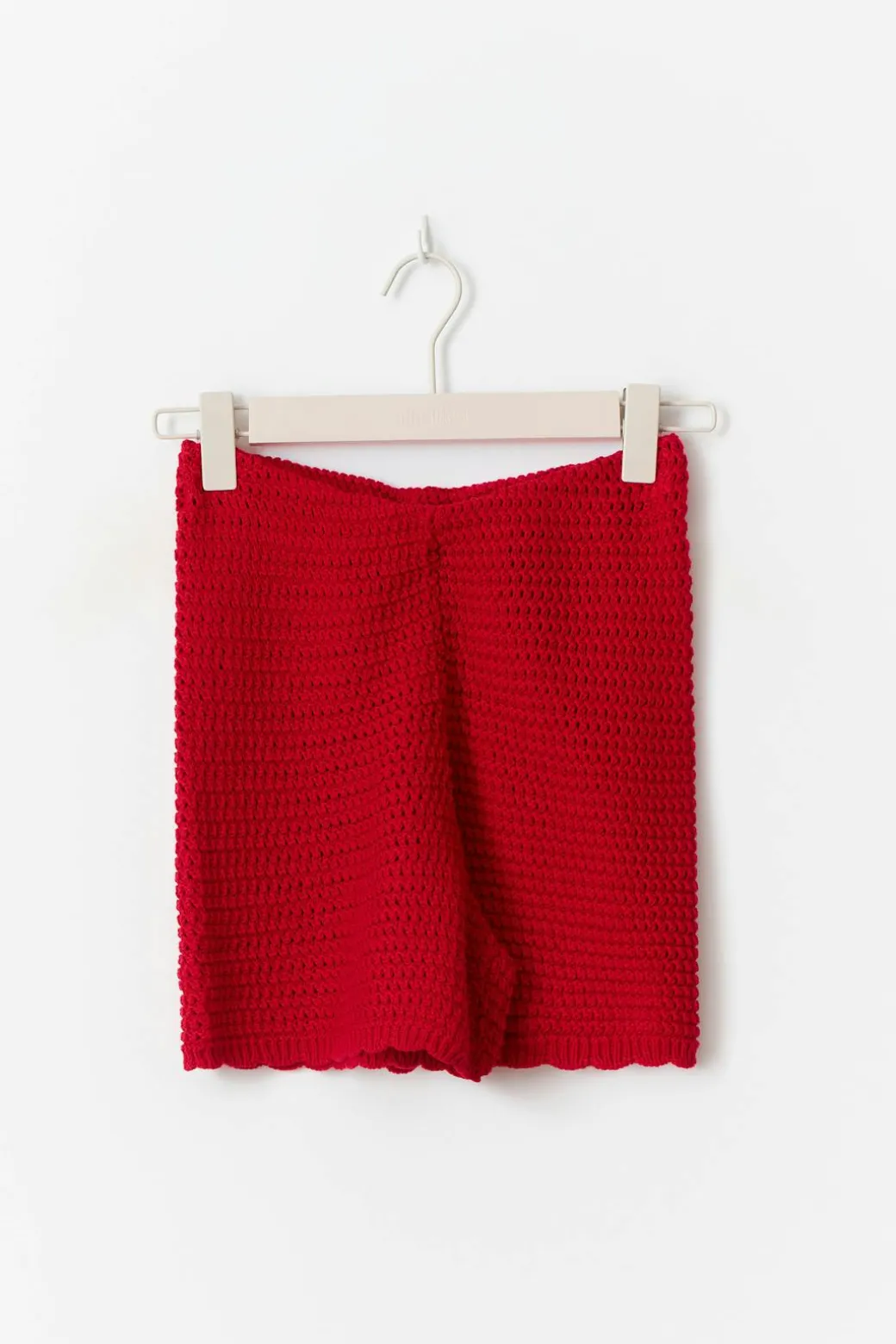 Knitted crochet shorts