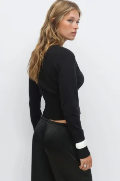 Knitted loungewear cardigan