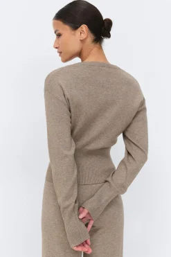 Knitted loungewear cardigan