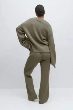 Knitted loungewear trousers
