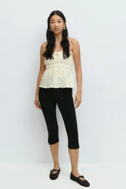 Lace bandeau top