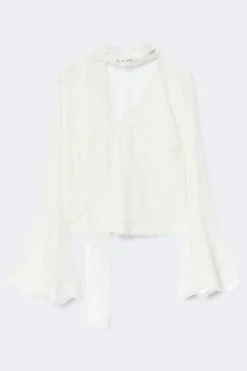 Lace long sleeve top