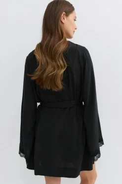 Lace loungewear robe