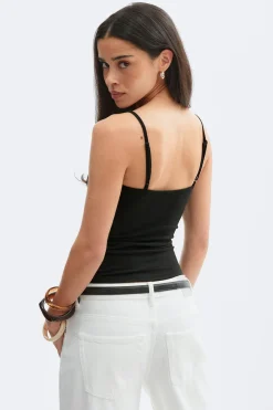 Lace strap singlet