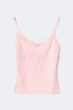 Lace strap singlet