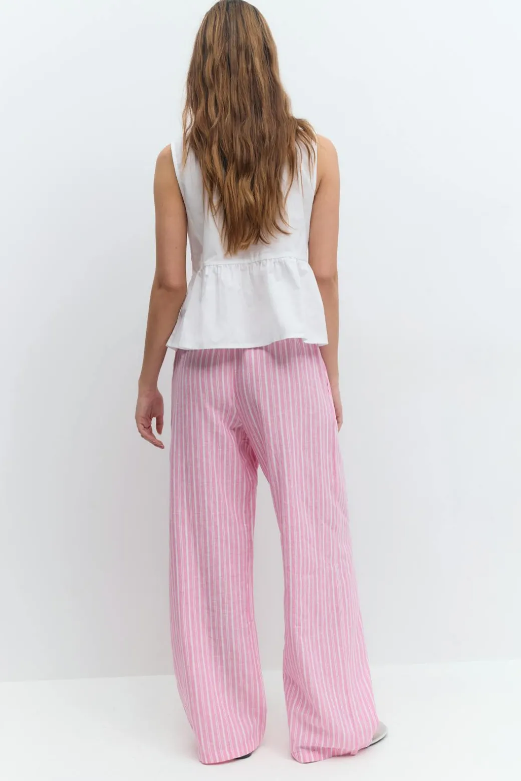 linen blend trousers