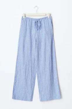 linen blend trousers