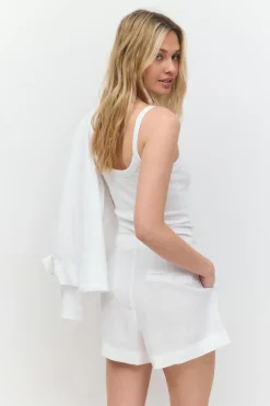 Linen shorts