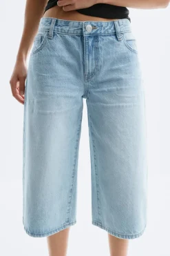Loose n' luxe denim shorts