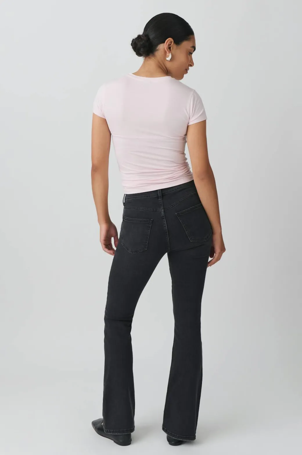 Low waist bootcut jeans