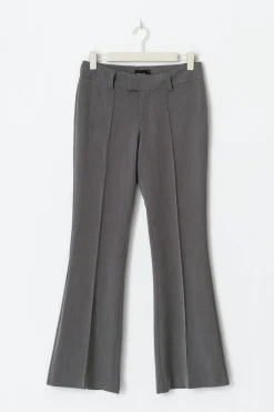 Low waist bootcut trousers