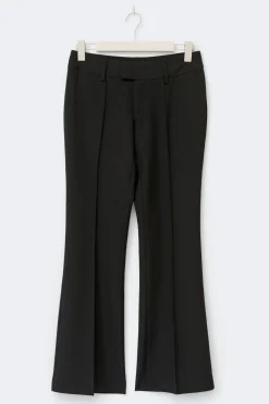Low waist bootcut trousers