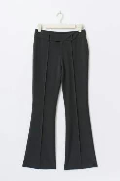 Low waist bootcut trousers