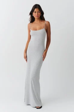 maxi slip dress