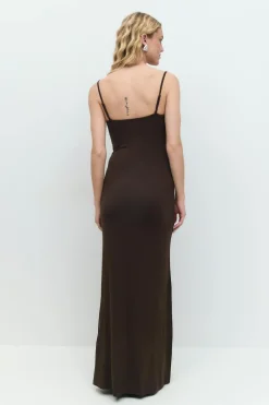 maxi slip dress