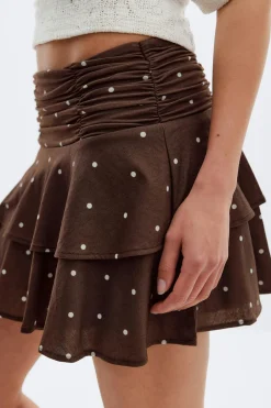 Mini frill skirt