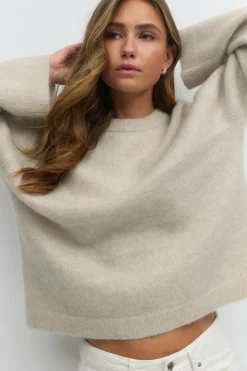 Mohair knitted sweater