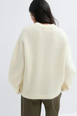Mohair knitted sweater