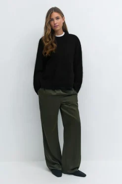 Mohair knitted sweater