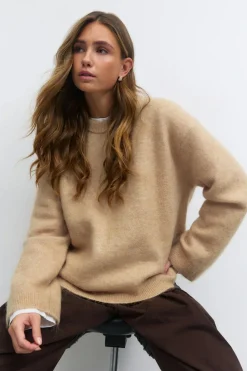 Mohair knitted sweater