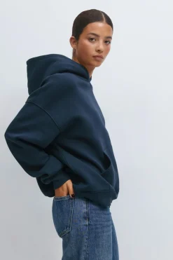 Oversized print hoodie