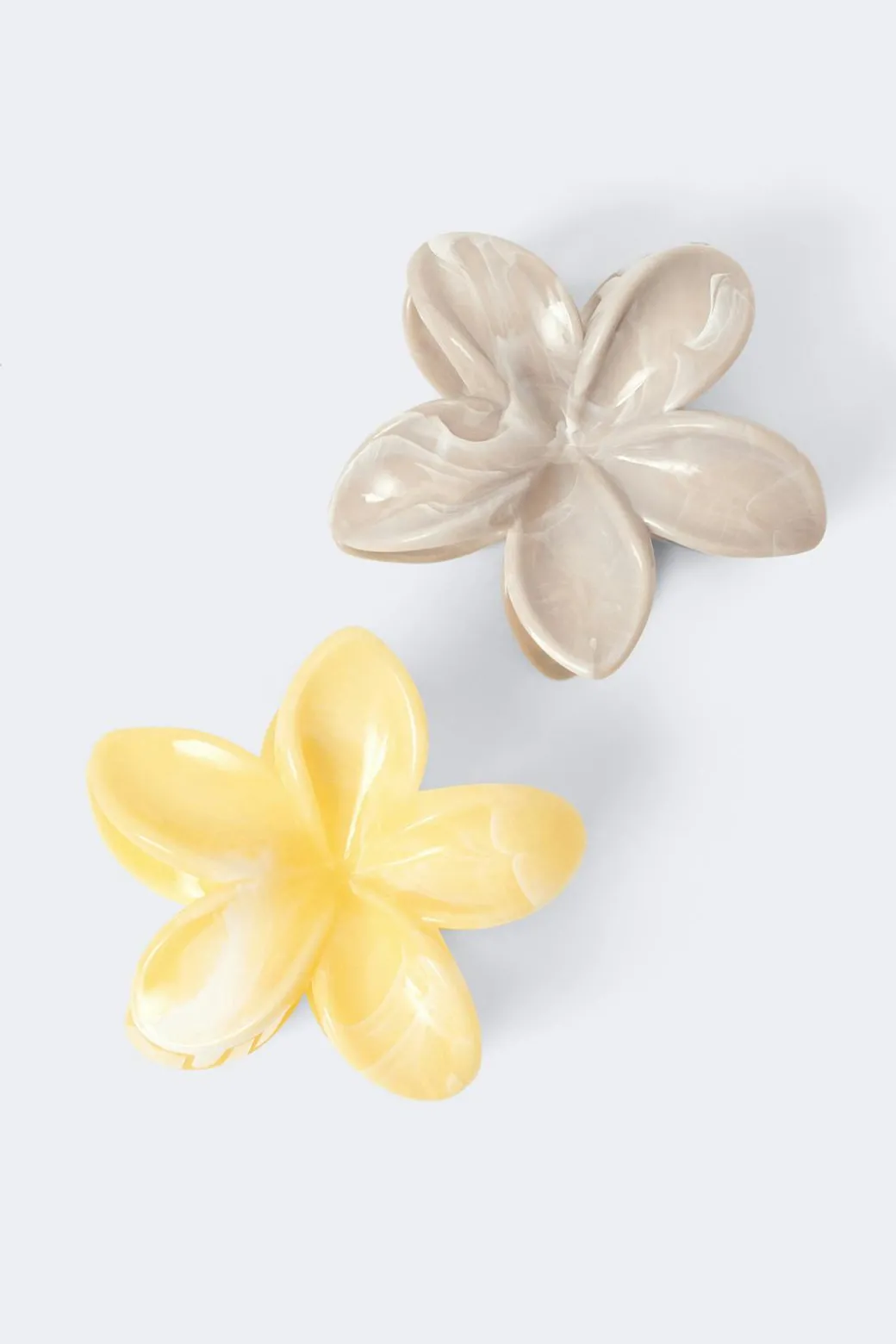 2-pack flower hair clips