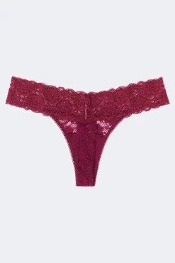 3-pack lace thong