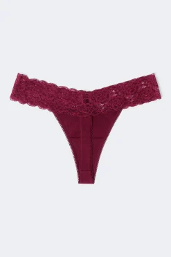 3-pack soft cotton thong