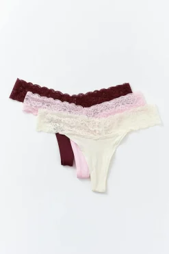 3-pack soft micro thong
